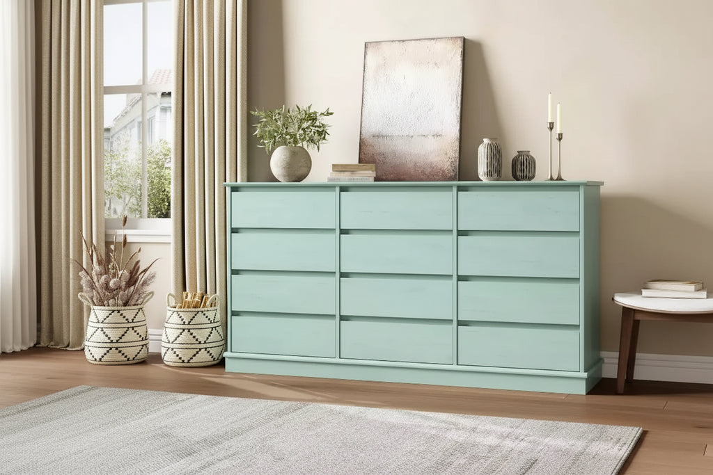 Acekool Drawer Tall Dresser for Bedroom, Vertical Wooden Chest of Drawers with Deep Storage, Closet Organizer